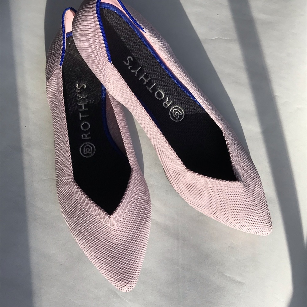 NWOT Rothy's The Point in Pink Petal Size 8.5
